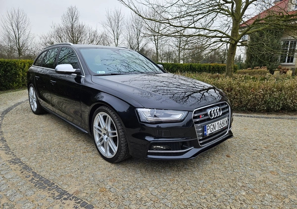 Audi S4 cena 89500 przebieg: 185000, rok produkcji 2014 z Gniezno małe 211